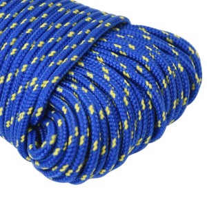 vidaXL Bootsseil Blau 5 mm 250 m Polypropylen 152441