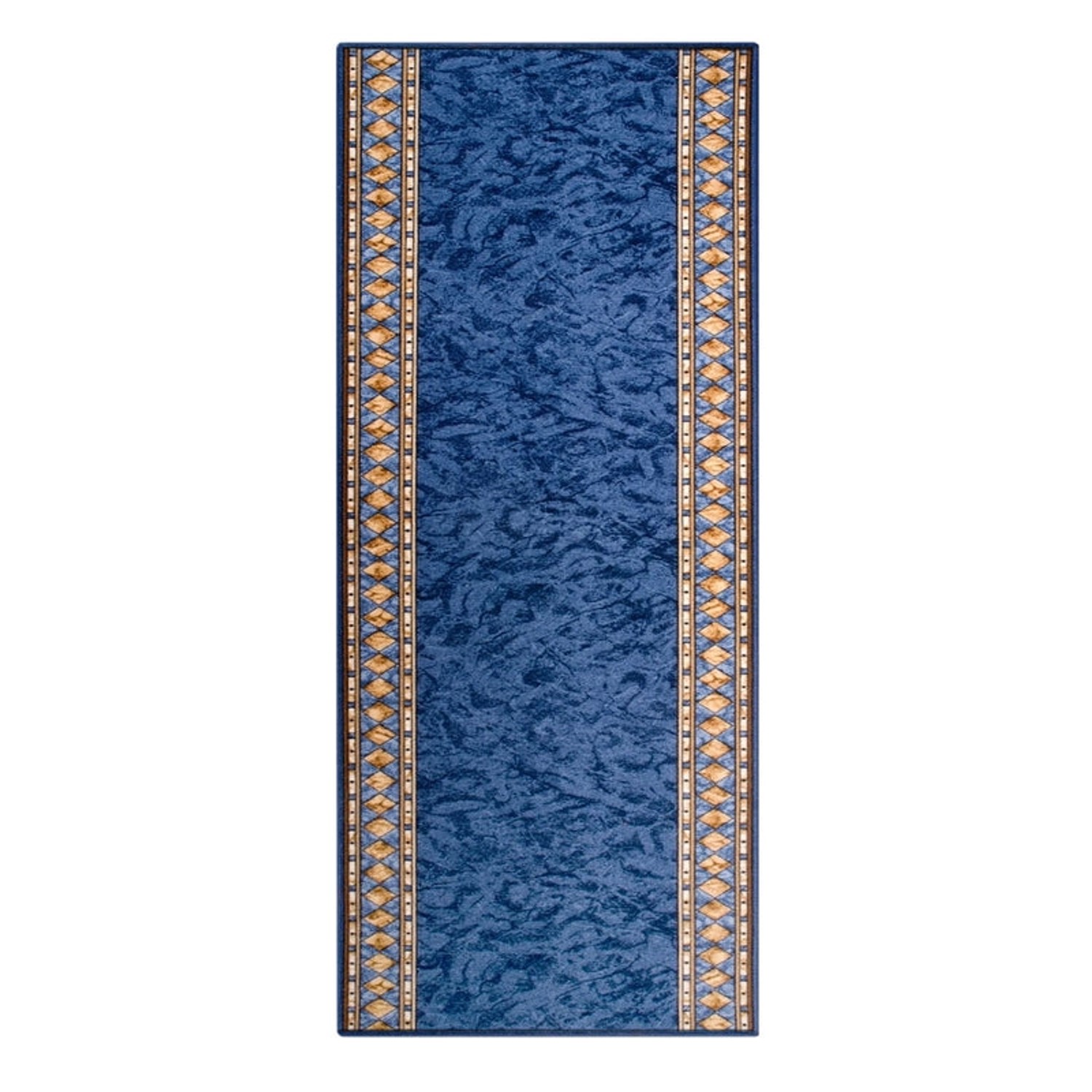 KARAT Teppichläufer Rügen nach Maß Klassischer Wohnteppich Blau 67 x 250 cm günstig online kaufen