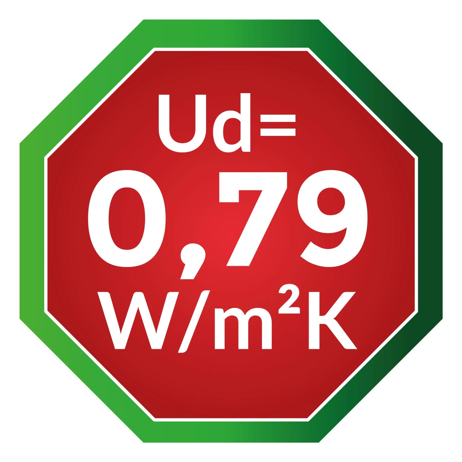 Ud-Wert 0,79 W/m²K der Splendoor Sicherheitshaustür Thermospace Paris Prime RC2.