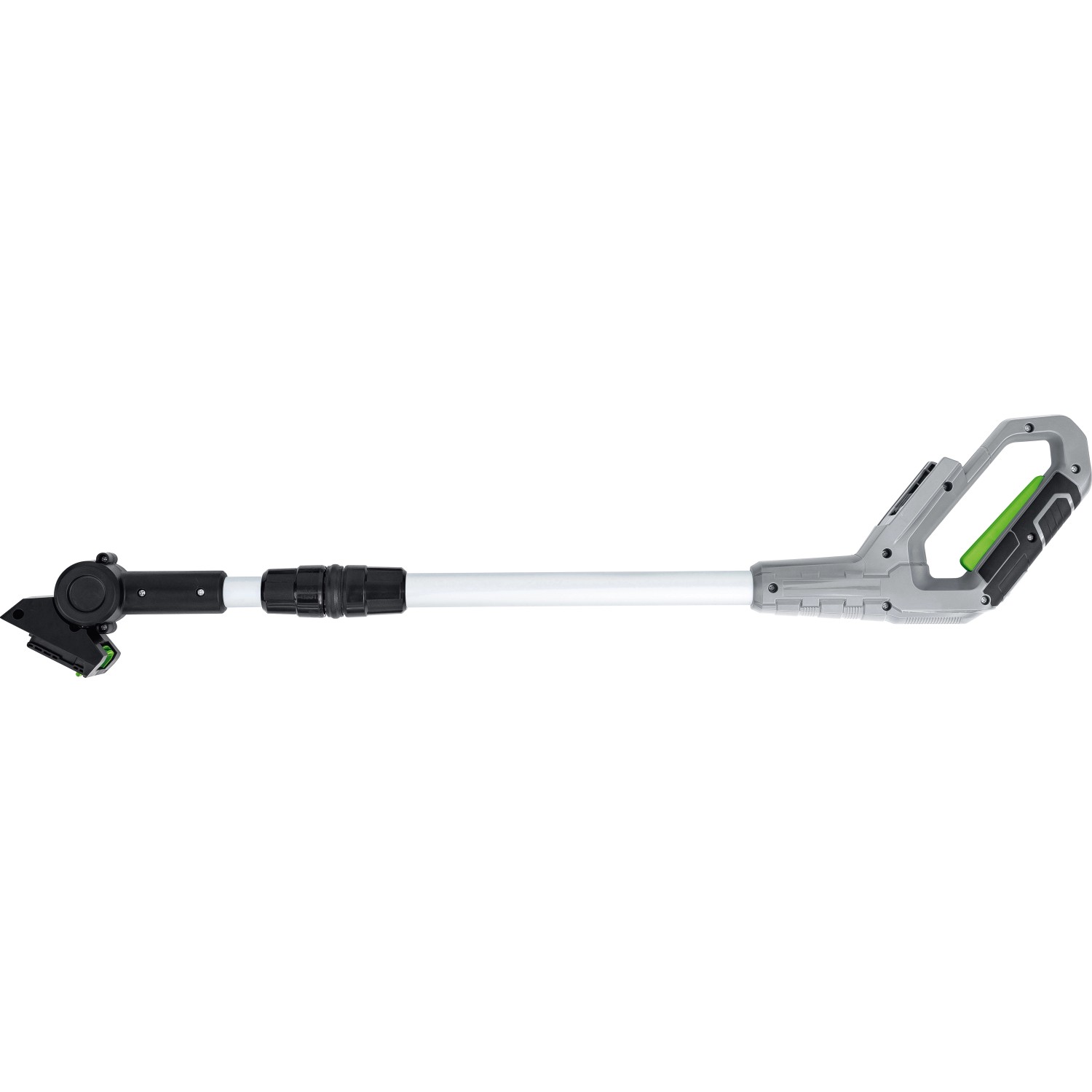 LUX Akku-Grasscheren-Set mit Teleskopstiel und Radsatz für komfortables Arbeiten.