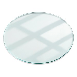 Tulup Tischplatte Glasplatte für Tisch 80x80 cm Glasplatte Tisch Transparent Glasplatte für Runden Tisch Glastischplatte Transparent