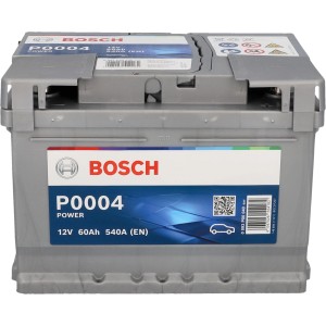 Bosch PowerLine SLI Autobatterie 60Ah/540A, zuverlässige Starterbatterie für PKW.