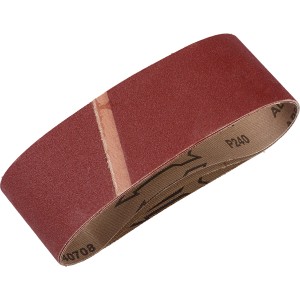 LUX Schleifband Comfort, 60x400 mm, K240, für Bandschleifer. Zum Schleifen von Holz und Metall.