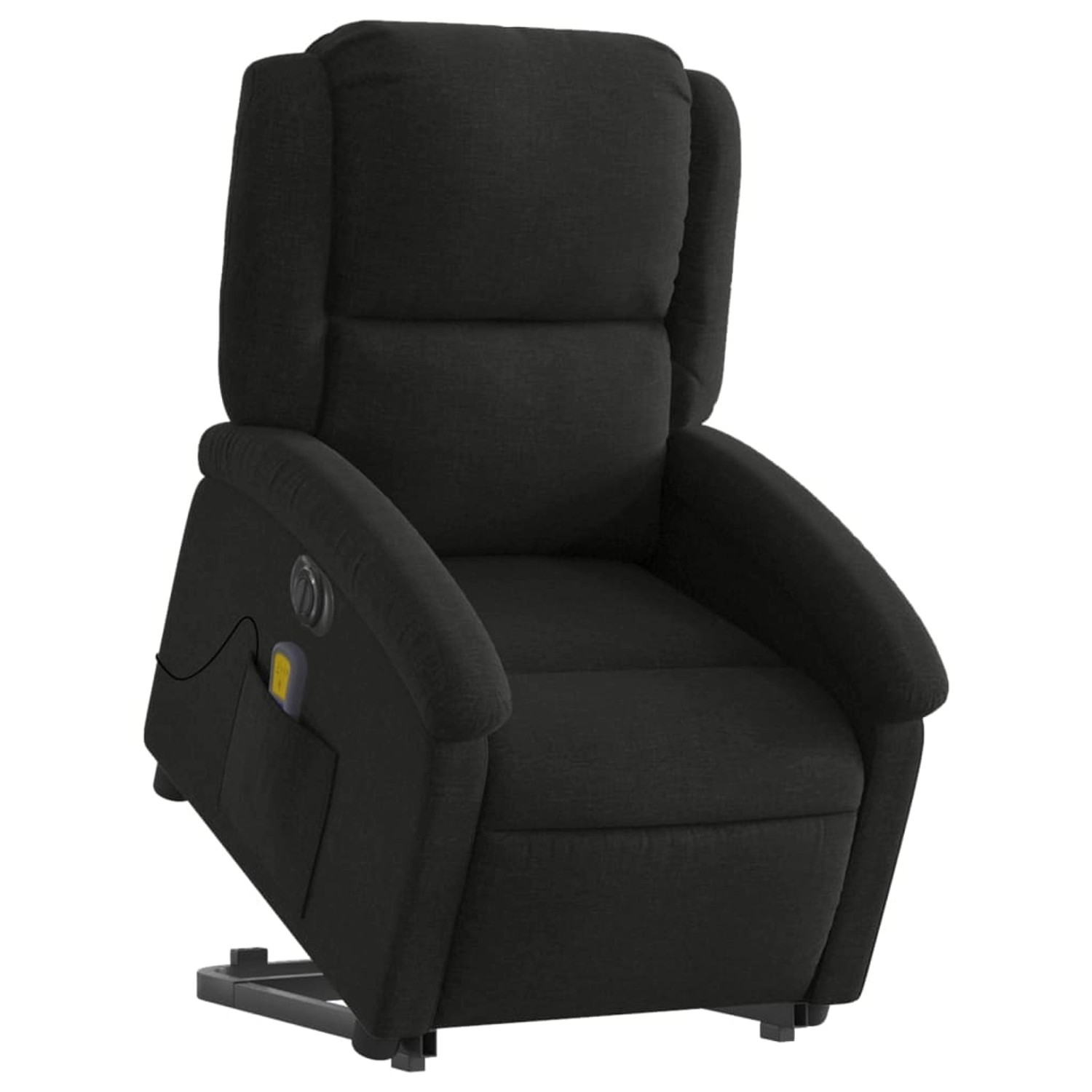 vidaXL Elektrischer Massagesessel mit Aufstehhilfe Schwarz Stoff Modell 5 günstig online kaufen