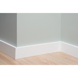 Egger Sockelleiste 8 cm Weiß