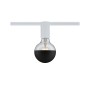 Paulmann URail Spot Ceiling Socket, weiß, mit E27 Fassung an Schienensystem.