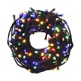 Mehrfarbige vidaXL Lichterkette mit 400 LEDs, 40 m Länge und 8 Lichteffekten für den Außenbereich.