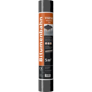 Rolle Bitumen Schweißbahn V60 S4, mineralisch fein, oxidfrei, 5 m² für die Dachabdichtung.
