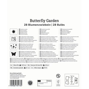 Kiepenkerl Blumenzwiebel Mega Pack Butterfly Garden, 28 Zwiebeln für einen Schmetterlingsgarten.