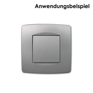 TEM MODUL PLUS 3-Fach UP Rahmen Silber Matt Soft