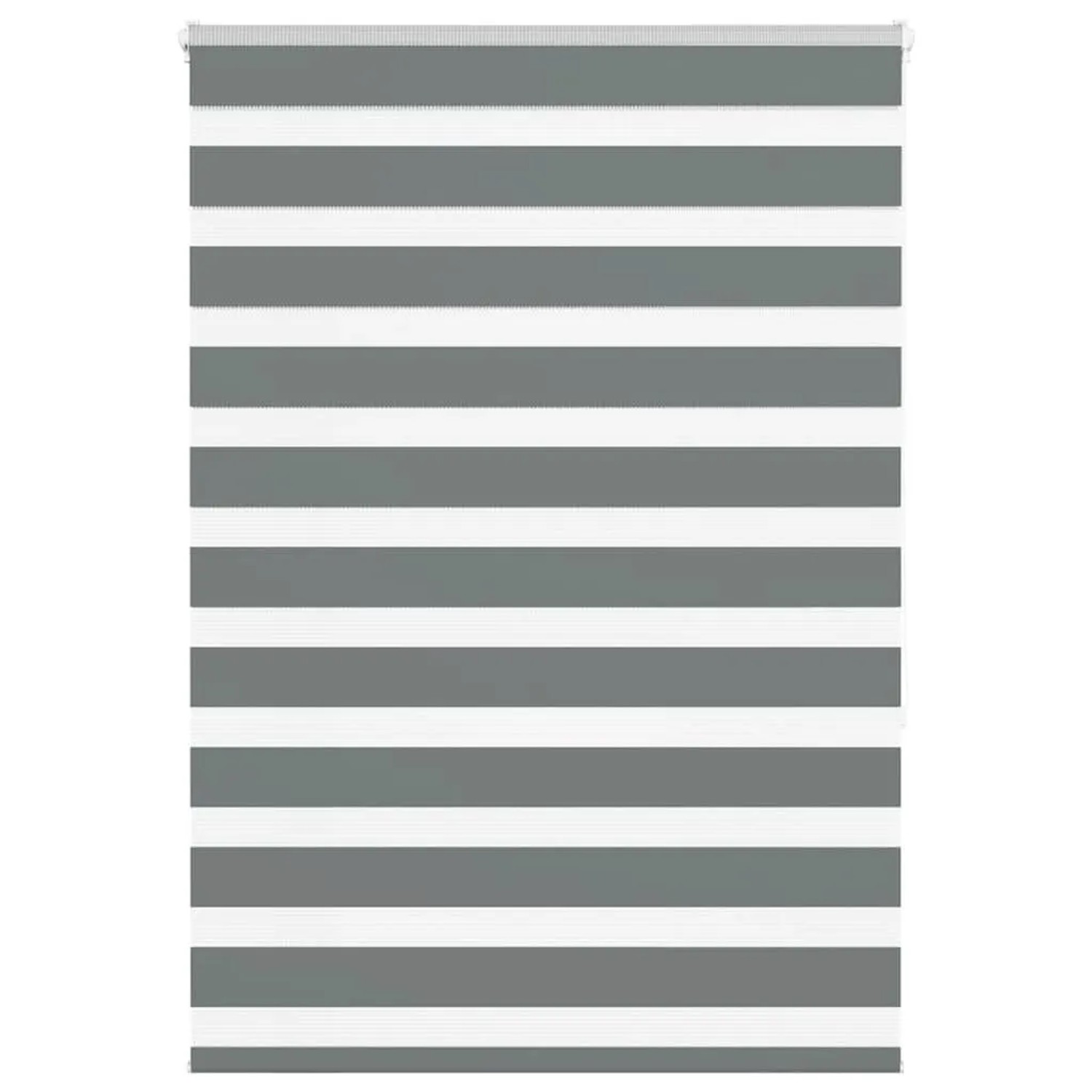 vidaXL Doppelrollo Dunkelgrau 110x150 cm Stoffbreite 105,9 cm Polyester 401 günstig online kaufen