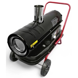 DeTec. DT-20Di Indirekte Heizkanone Ölheizgebläse 20 kW Inkl. 5 m Lufttransportschlauch