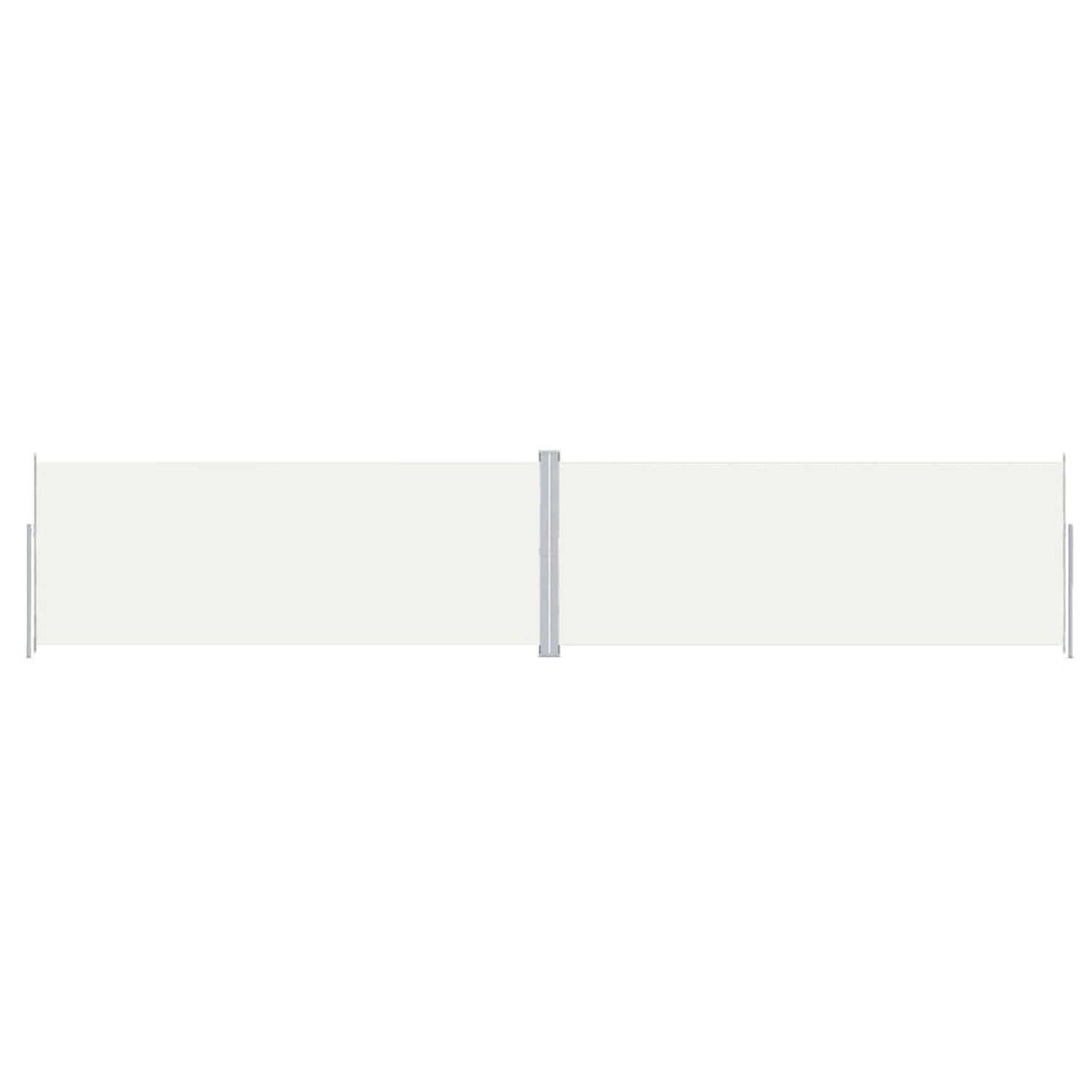 furnicato Seitenmarkise Ausziehbar Creme 200x1000 cm günstig online kaufen