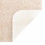 vidaXL Anti-Rutsch Shaggy Teppich Creme 160 x 160 cm PP 4019784_5