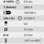 Technische Daten des Heissner Aqua Light LED Unterwasser-Spots (3er Set): Lumen, Watt, Volt, Kelvin, Lebensdauer, Maße.