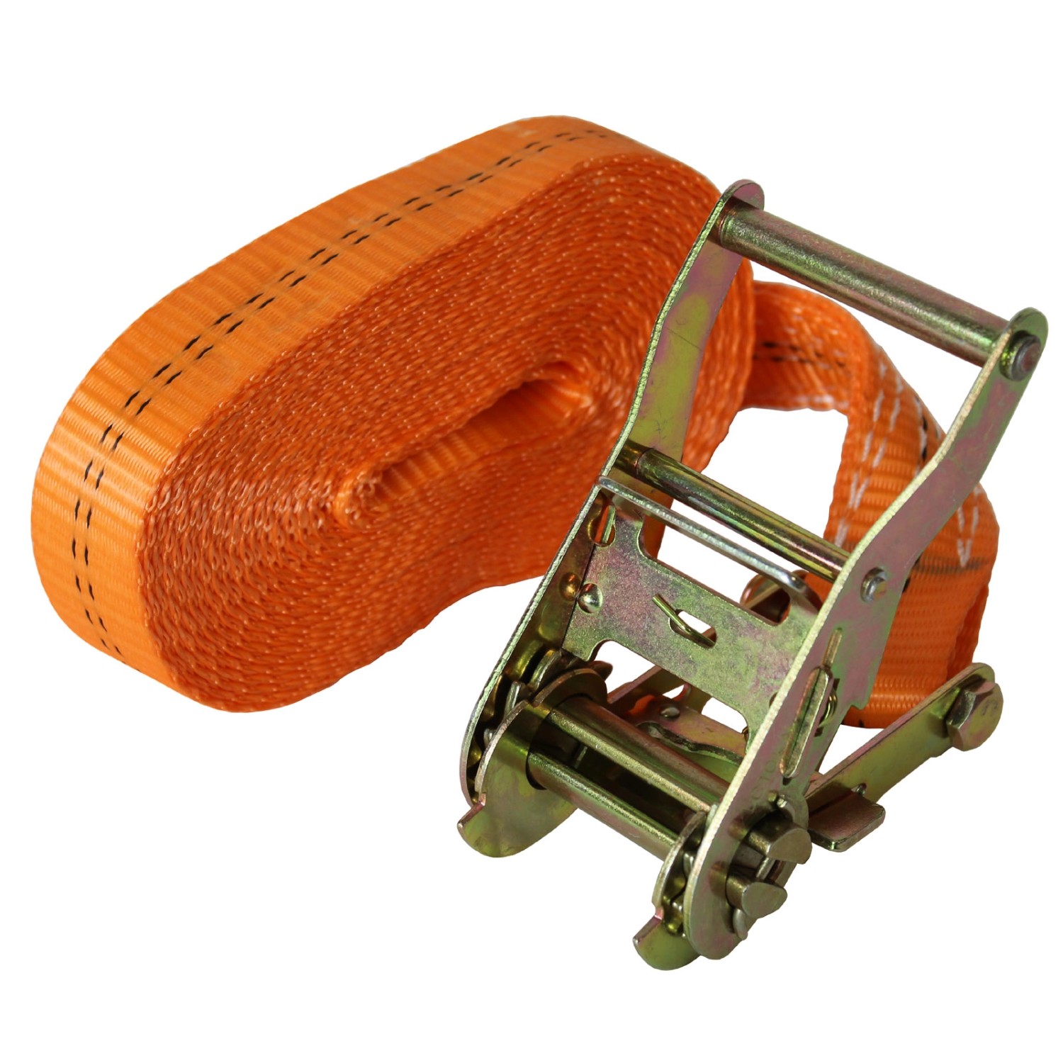 TRUTZHOLM Profi Ratschen Spanngurt 1 Teilig 6m 2t  2000kg TÜV GS Orange