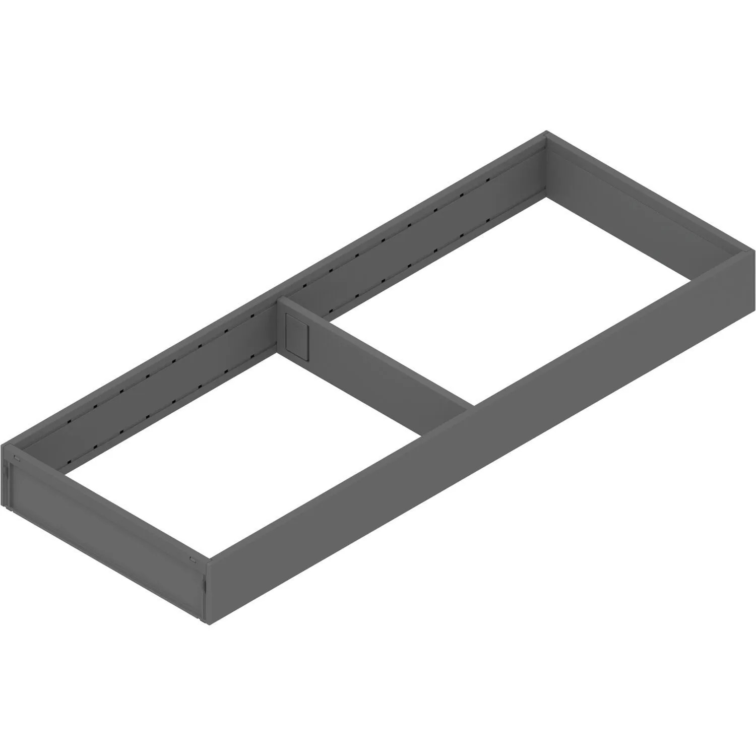 Blum Schubkastenrahmen Ambia-Line Breite 522x200x50 mm Schubladeneinsatz Stahl Oriongrau Matt