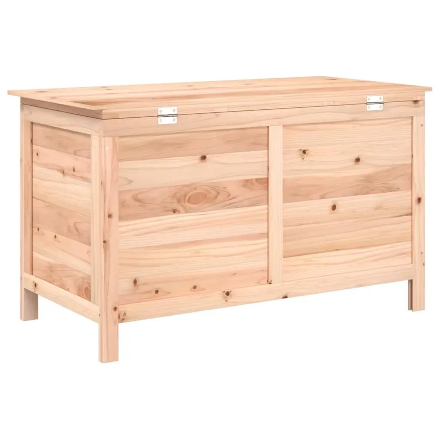 VidaXL Gartentruhe aus Tannenholz, 99x50x56,5 cm, ideal zur Aufbewahrung von Gartenutensilien.
