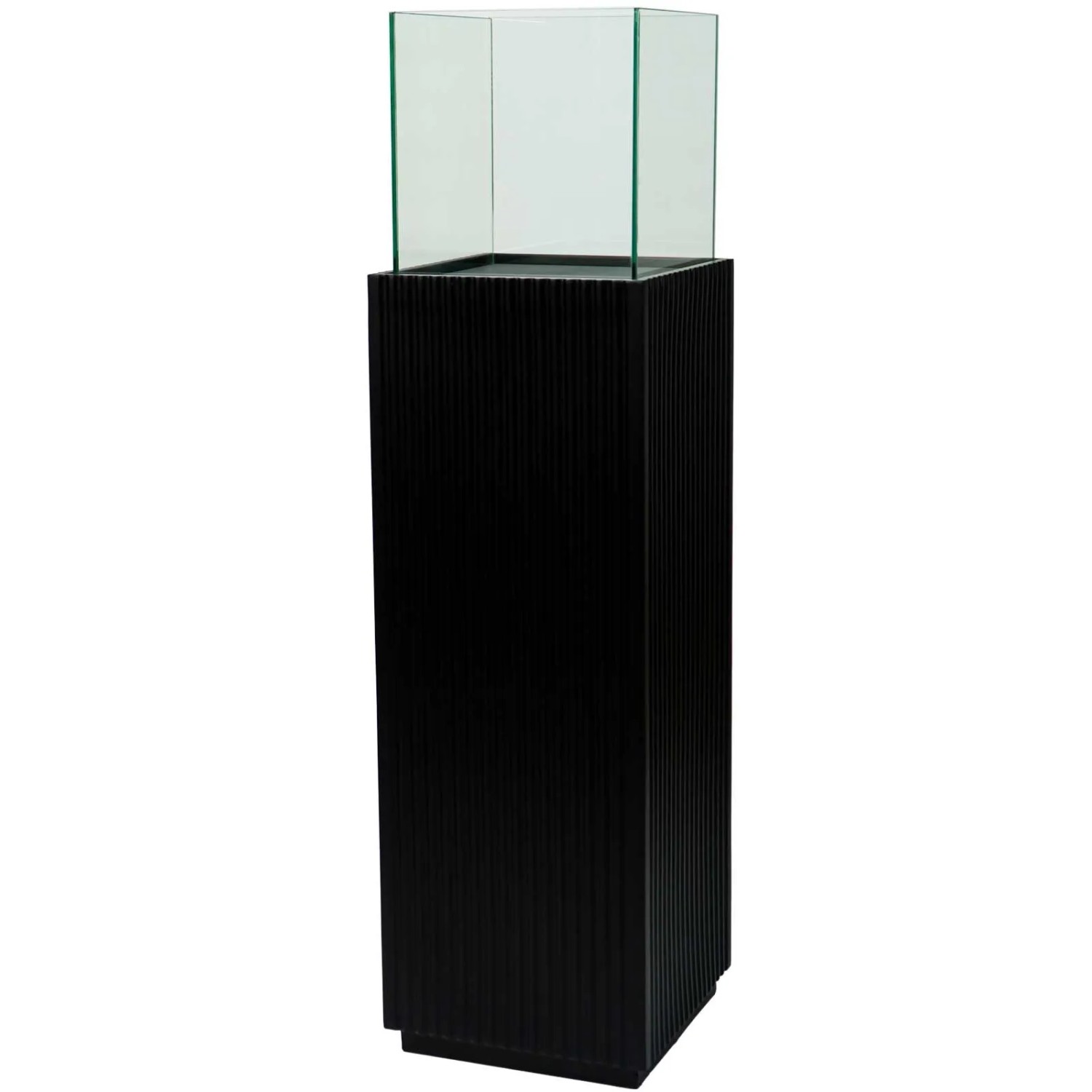 Vivanno Windlichtsäule Candela 27 cm x 27 cm x 100 cm Skandischwarz