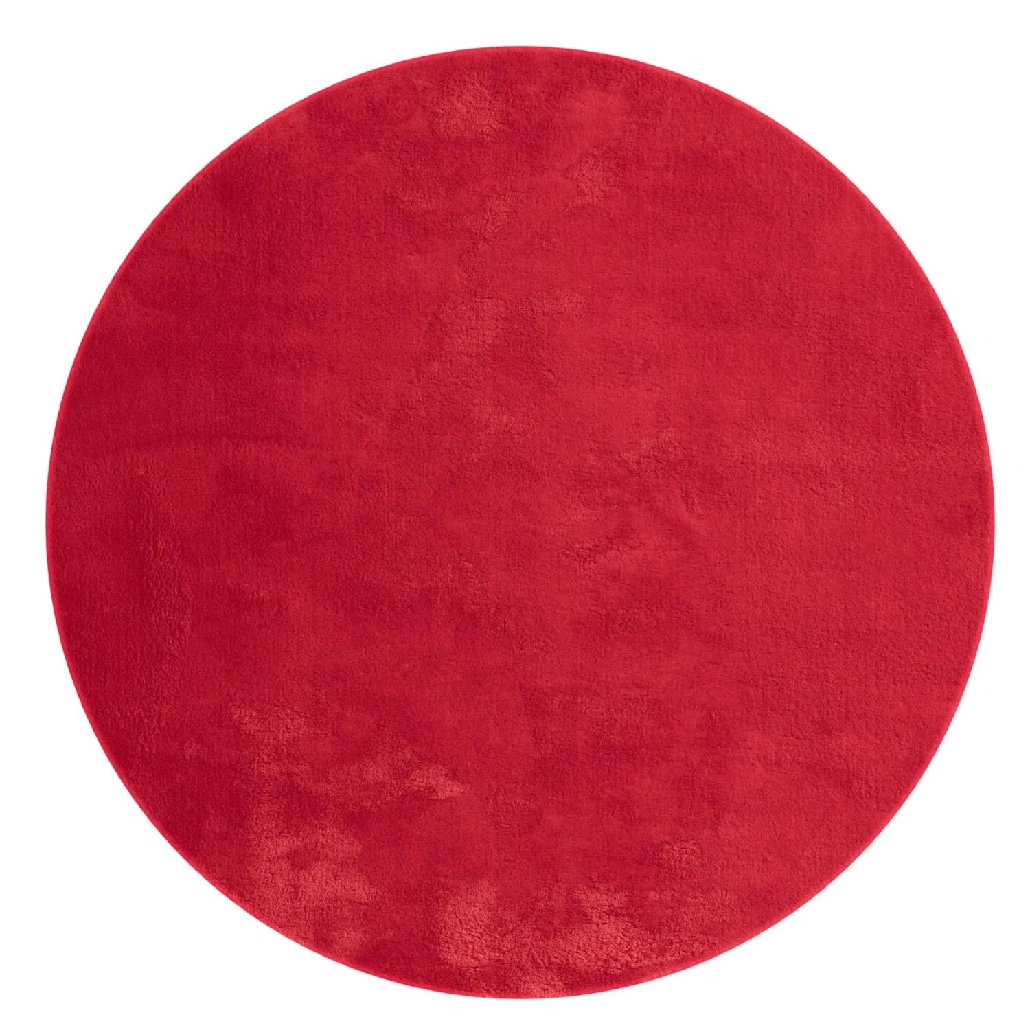 Floornovo Hochflor Teppich Nr. 10 Rund Einfarbig Durchmesser 200 cm günstig online kaufen