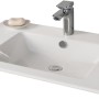Fackelmann Einbauwaschbecken Kera, 81 cm, weiß, aus Keramik.