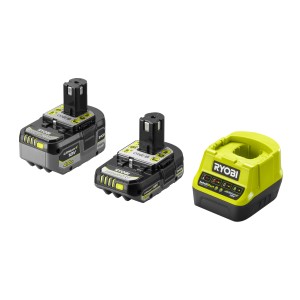 Ryobi Akku Starter-Set RC18120-242X mit 2 Ah & 4 Ah Akku und Ladegerät.