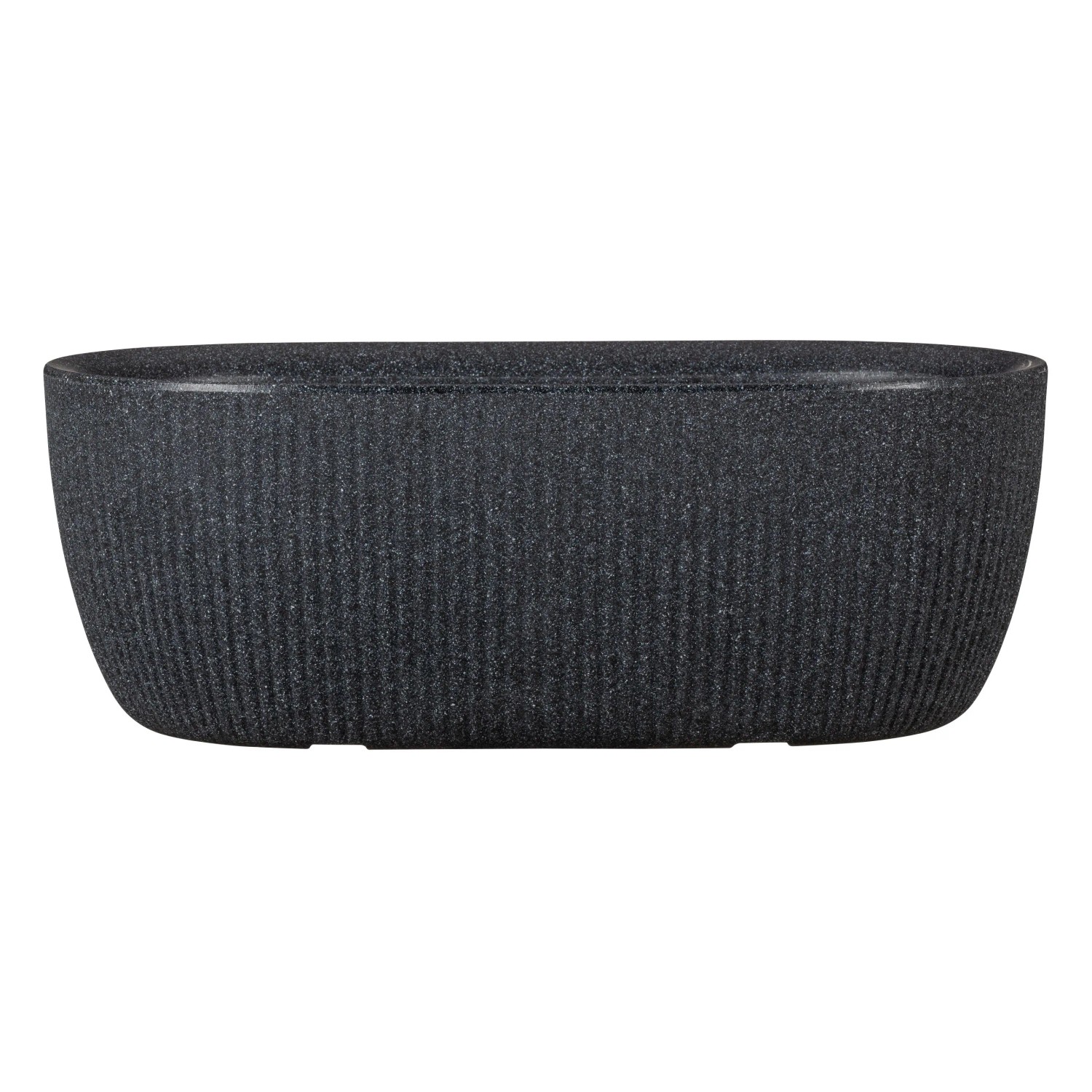 Scheurich Pflanzschale Linetto 46 cm x 17,1 cm Stony Black