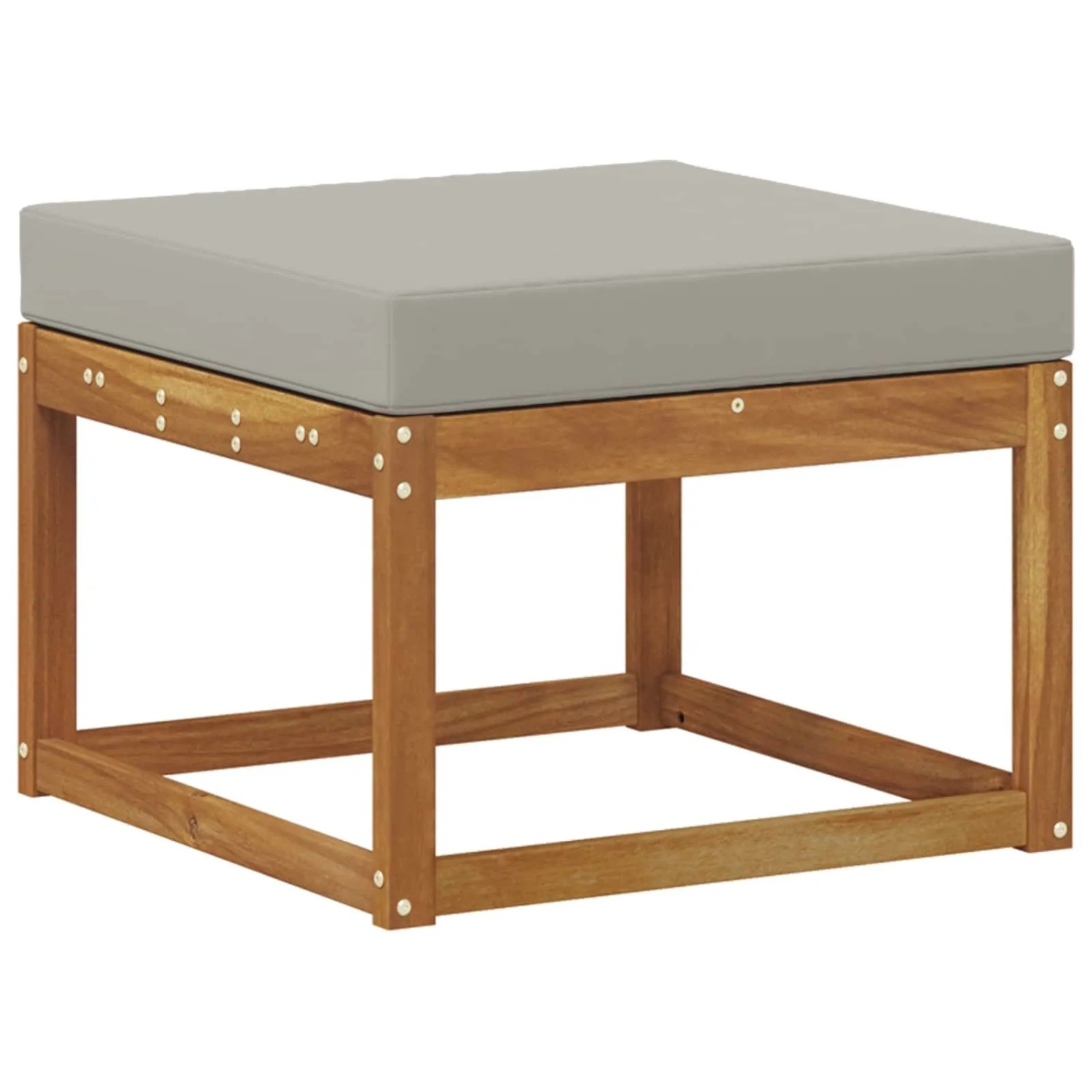 vidaXL Outdoor-Fußhocker Massivholz Akazie Natur 900450