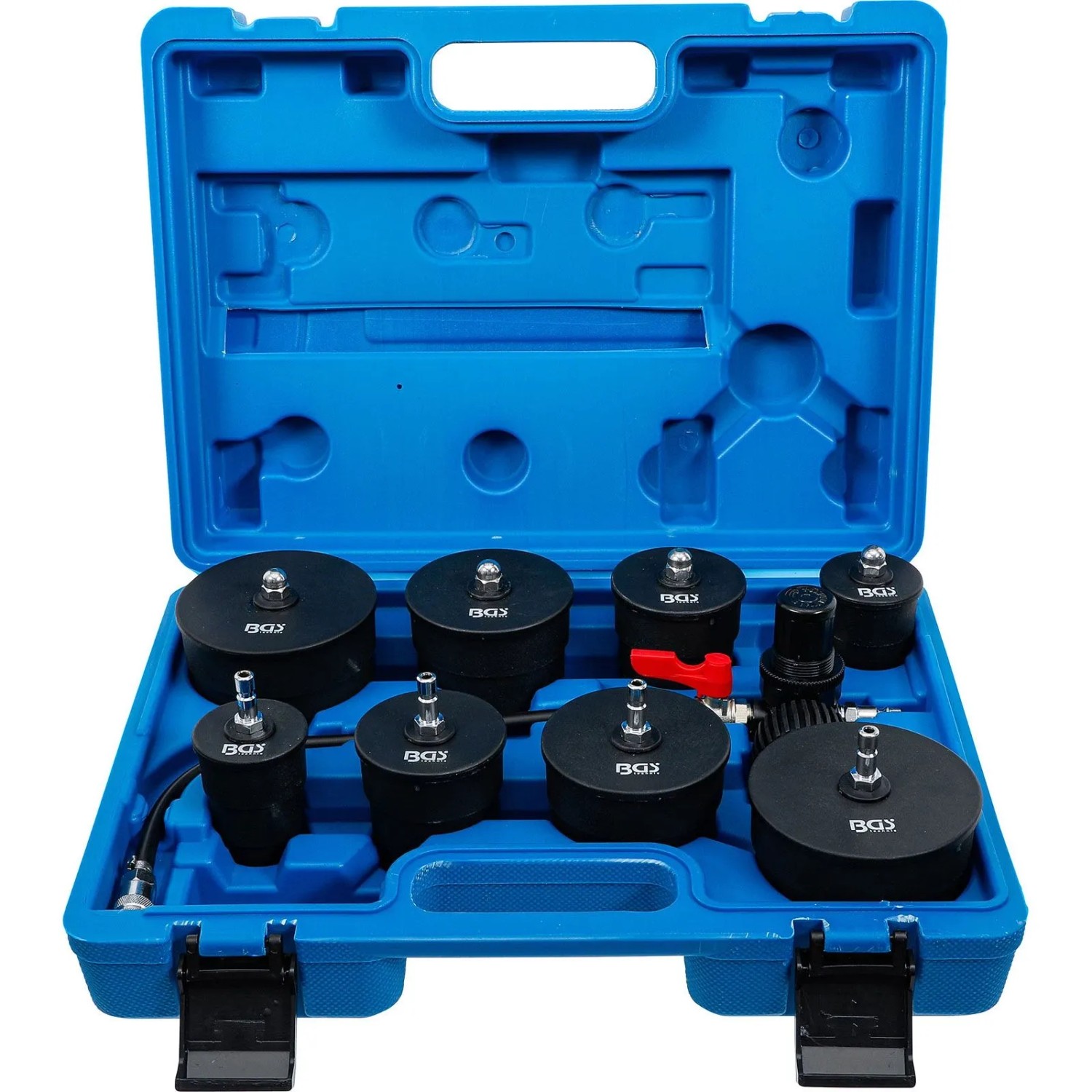 BGS Turbolader Ladeluft System Prüfkoffer Satz 9Tlg  70339