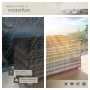 Wetterfeste Tectake Auflagenbox Oslo 750L aus Polyrattan mit Aluminiumrahmen.