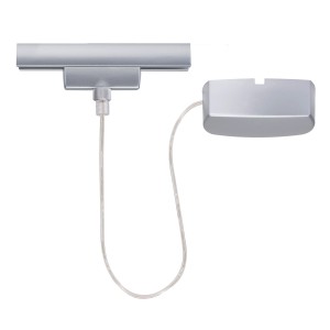 Paulmann URail Einspeisung in Chrom matt für 230V Schienensysteme.