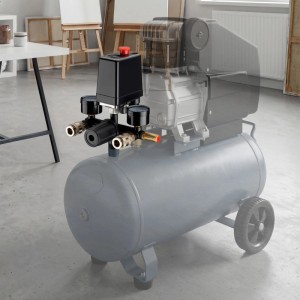 Wiltec Druckregler Mit Druckschalter Für Kompressor 2 Anzeigen Druckminderer