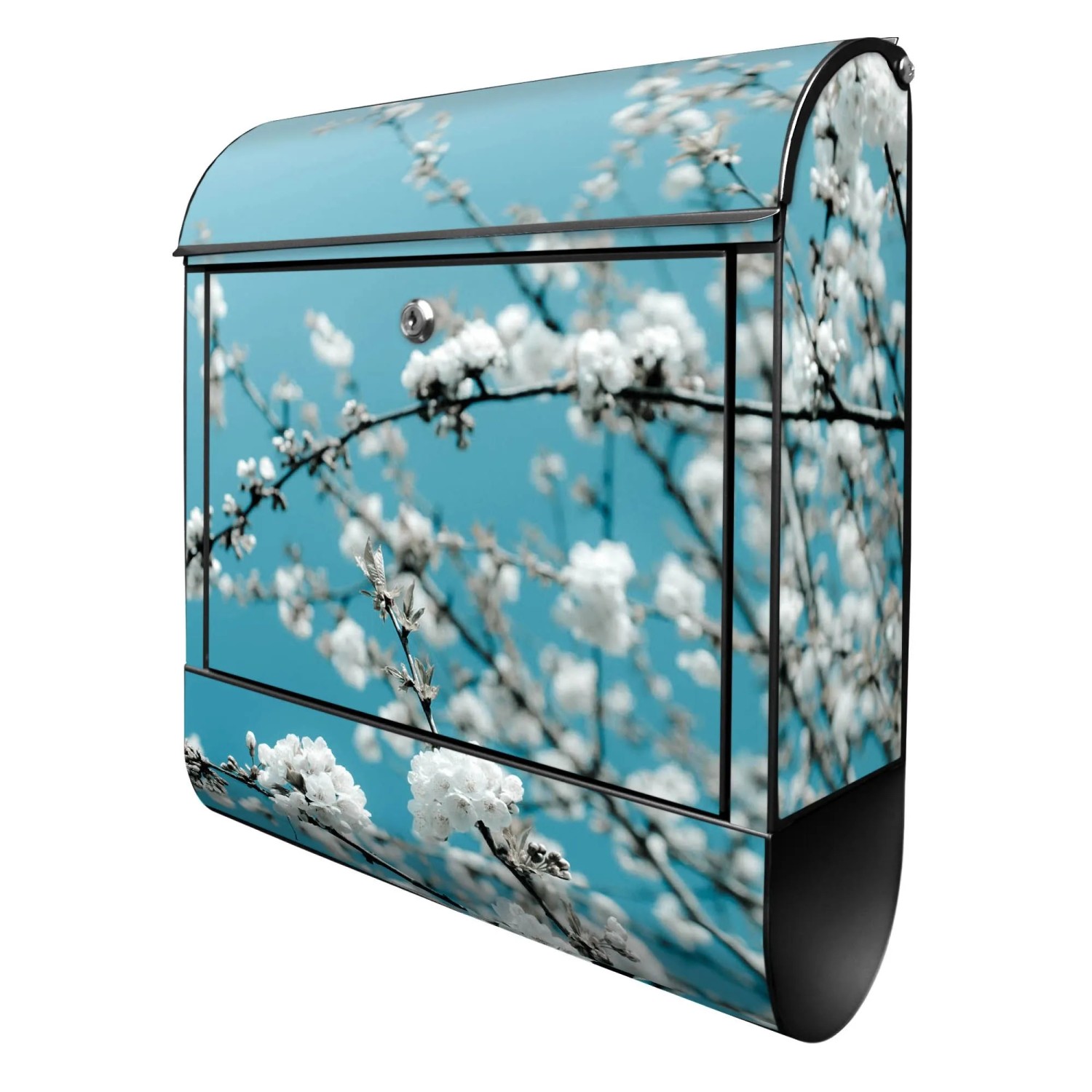 Banjado Design Briefkasten Schwarz Pulverbeschichtet 39x47x14cm 2 Schlüssel günstig online kaufen