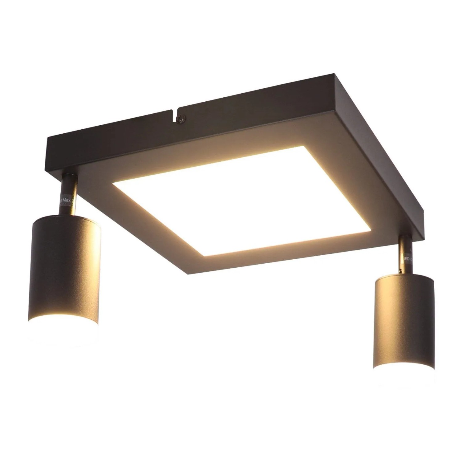 NETTLIFE Deckenstrahler aus Metall L10 Schwarz