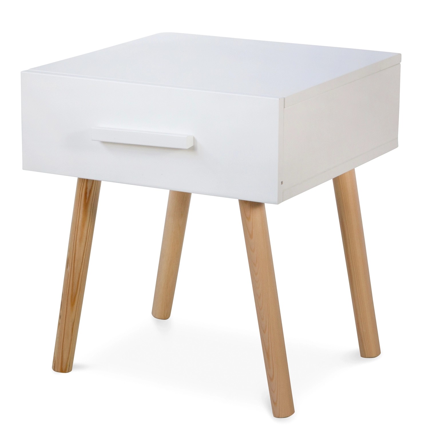 Homestyle4u Nachttisch Weiß 1905 günstig online kaufen