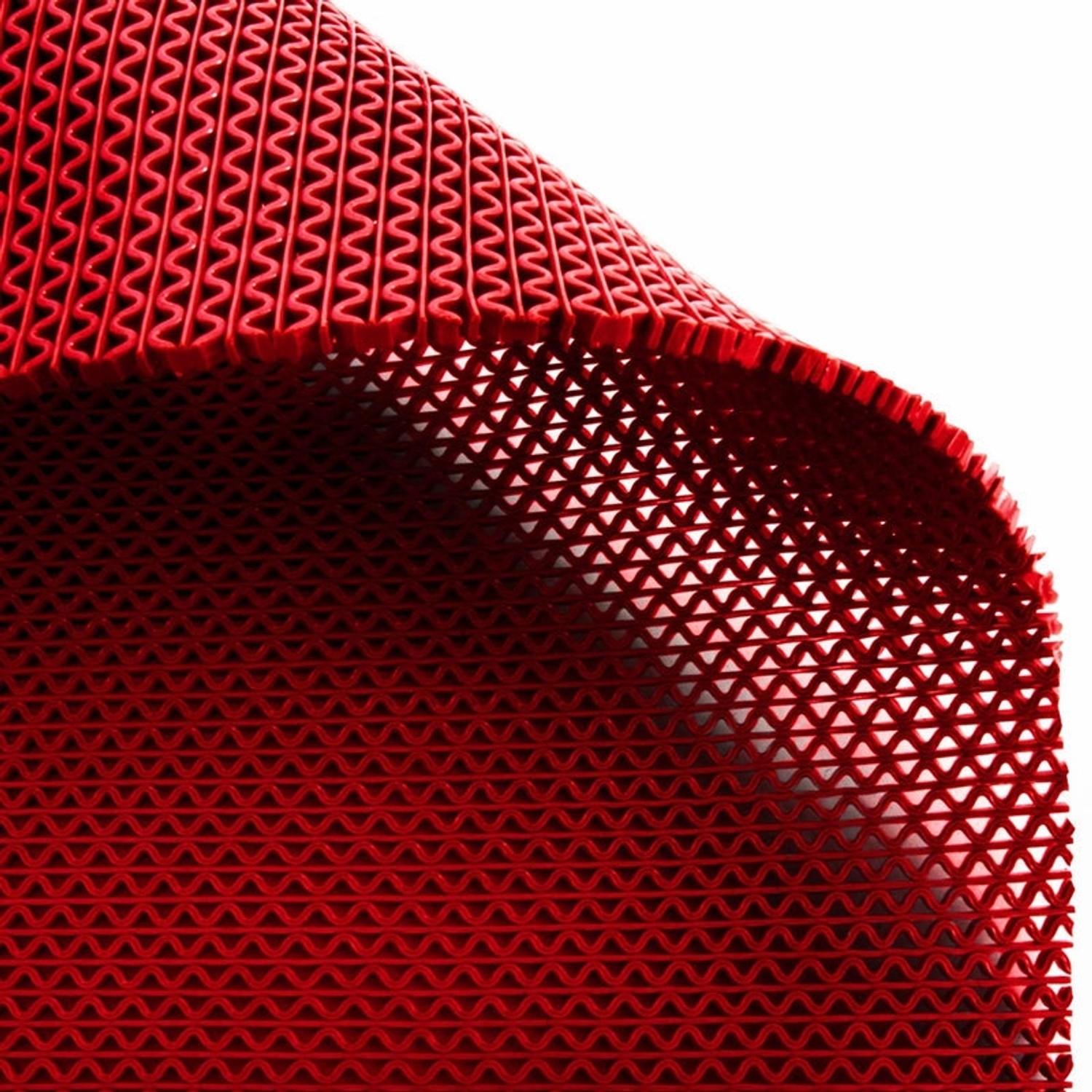 Rote KARAT Hygienematte für Barfußzonen, UV-beständig, 90x1000 cm, Poolumrandung.