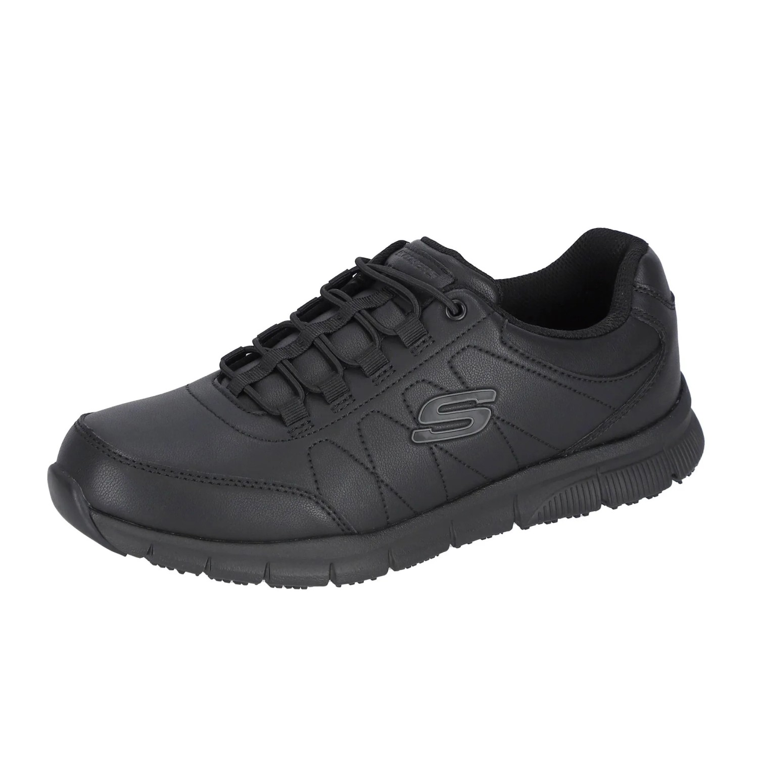 Skechers Arbeitsschuhe Osil Nampa Herren O1 Gr. 47,5 Schwarz