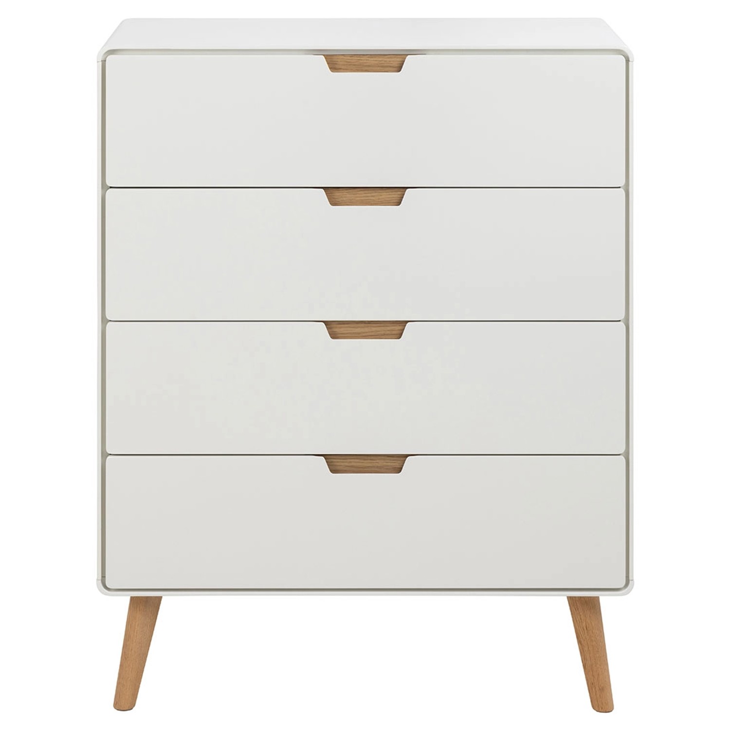ebuy24 Lowell Kommode 4 Schubladen Weiß günstig online kaufen