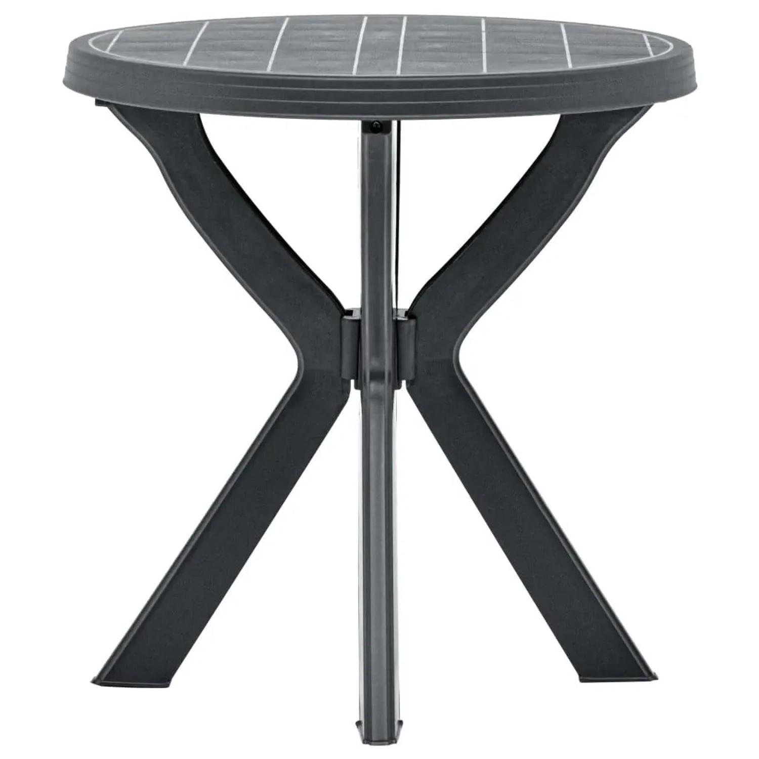 Furnicato Bistrotisch Anthrazit Ø70 Cm Kunststoff