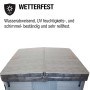 Graue Canadian Spa Isolierabdeckung für Whirlpool, wetterfest und UV-beständig.