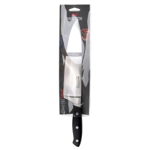 Nirosta Kochmesser Trinity, 34 cm, Silber-Schwarz, verpackt. Küchenhelfer für Profis.