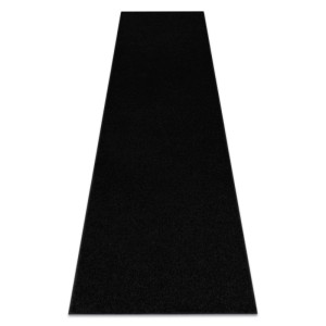 Schwarzer RugsX Läufer Trendy 159 VG17361, 50x170 cm. Teppich für Flur und Diele.