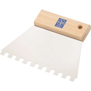 LUX Leimverteiler Classic, 150 mm, mit 8x8 mm Zahnung für gleichmäßigen Klebstoffauftrag.