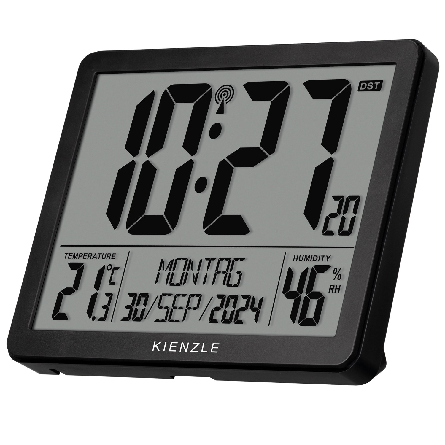 Kienzle Wecker Digital XXL Schwarz