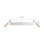 Weißer Philips Hue Einbauspot Slim, 17 cm Durchmesser, Seitenansicht mit Maßangaben.