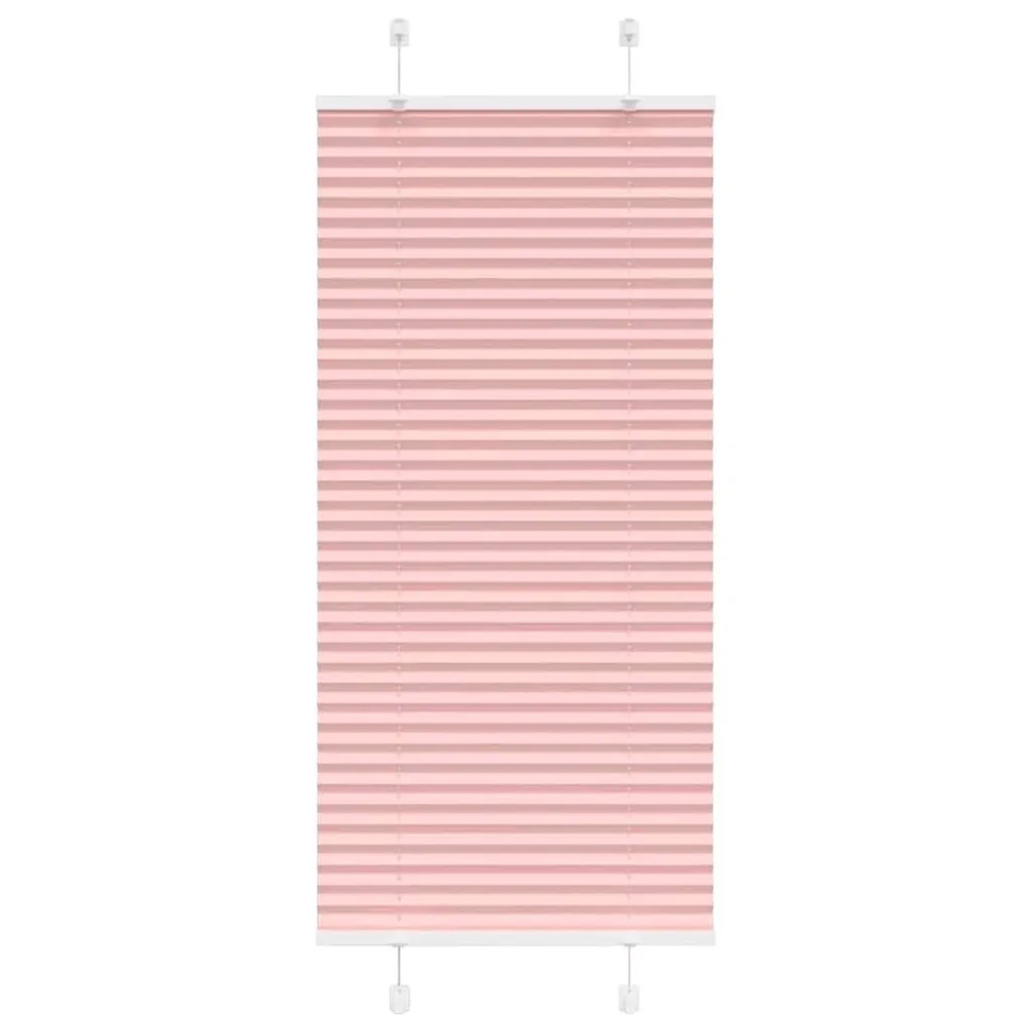 vidaXL Plissee Rosa 60x100 cm Stoffbreite 59,4 cm Polyester 4015424 günstig online kaufen