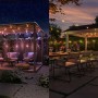 Philips Hue Festavia Globe Lichterkette (7 m) für stimmungsvolle Outdoor-Beleuchtung.