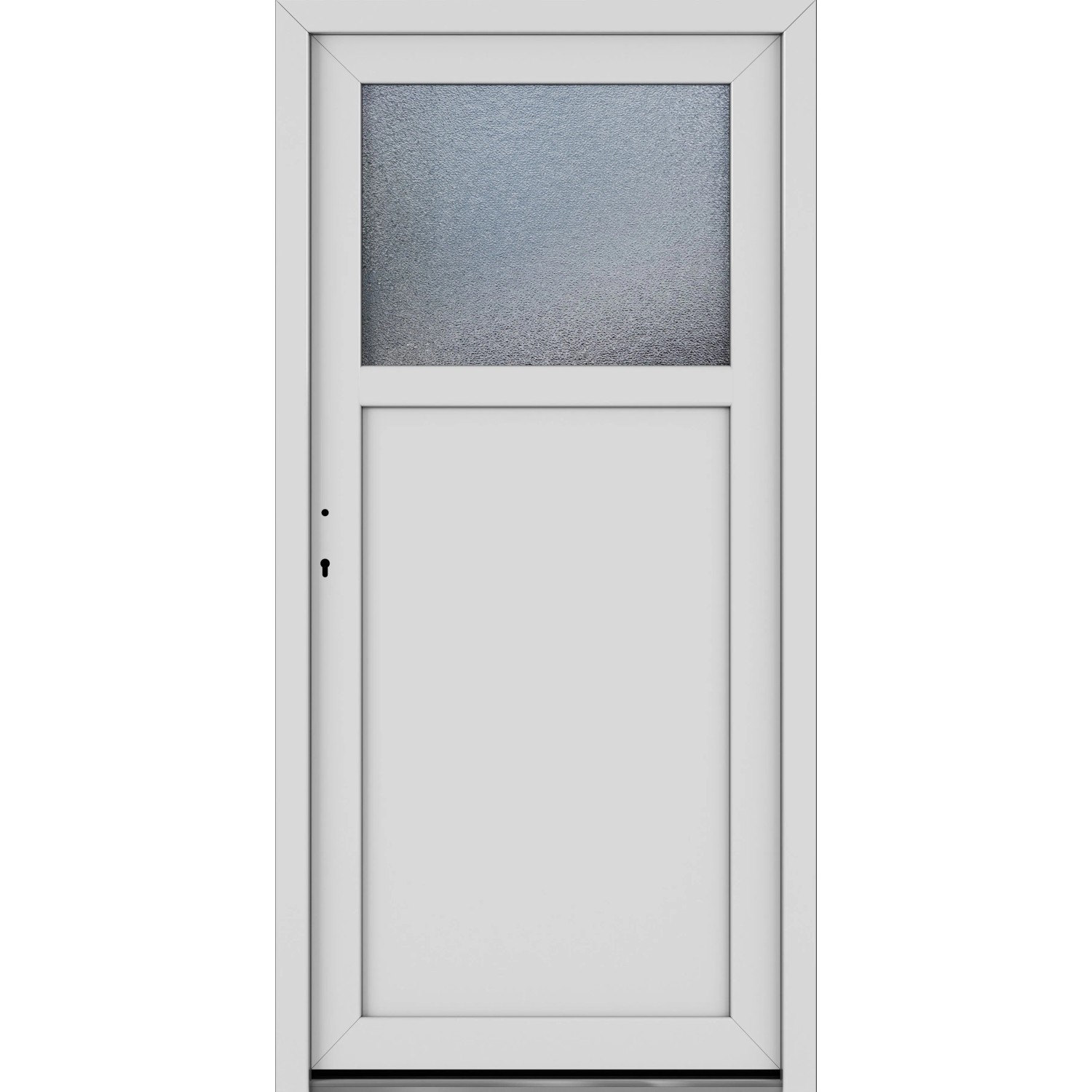 Roro Nebeneingangstür OKE 1154 Nach Außen Öffnend 5FA Weiß 98 cm x 198 cm DIN L