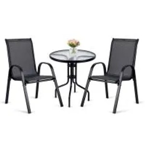 Sofotel So 981 Runder Gartentisch Und 2 Gartenstühle Set