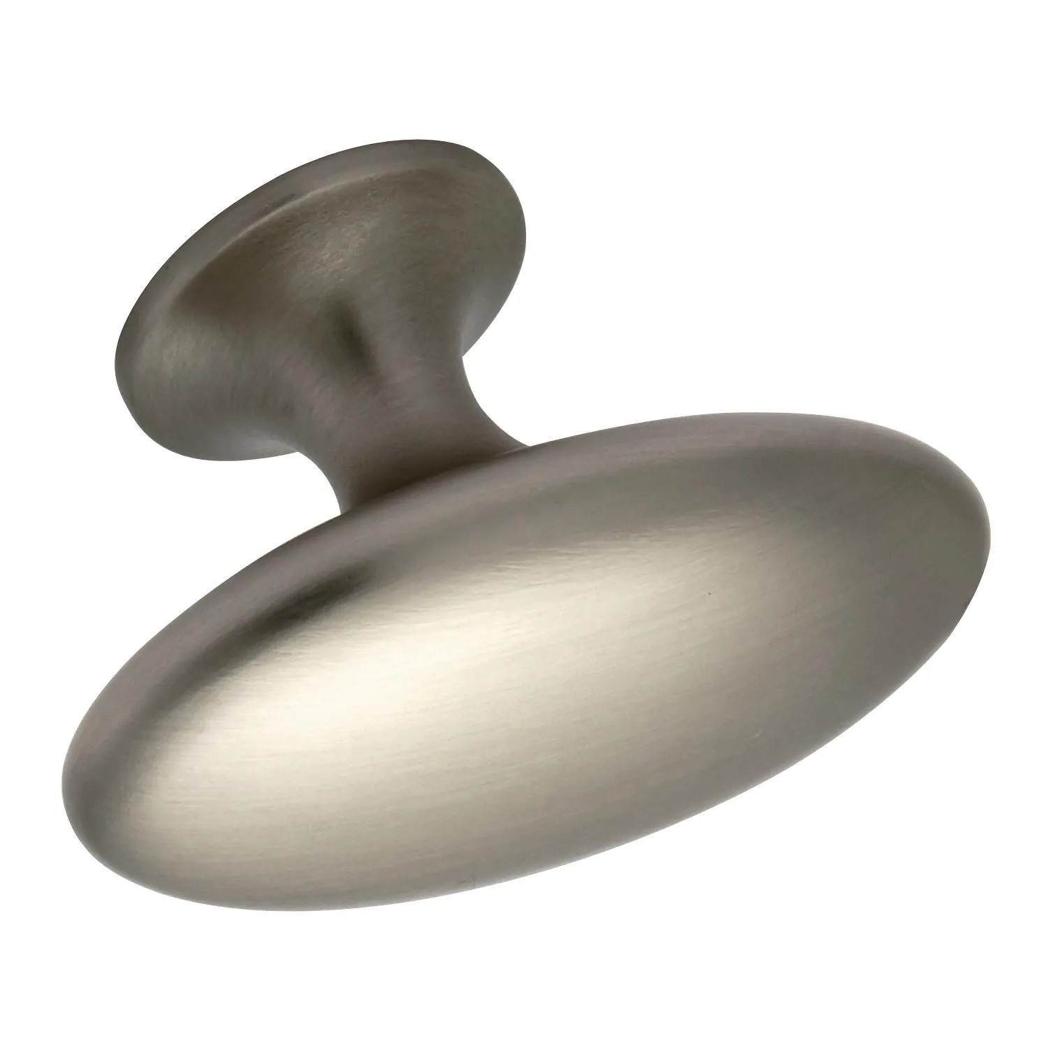 Furnipart Möbelknopf Simple Breite 60 mm Zinkdruckguss Edelstahl-Effekt
